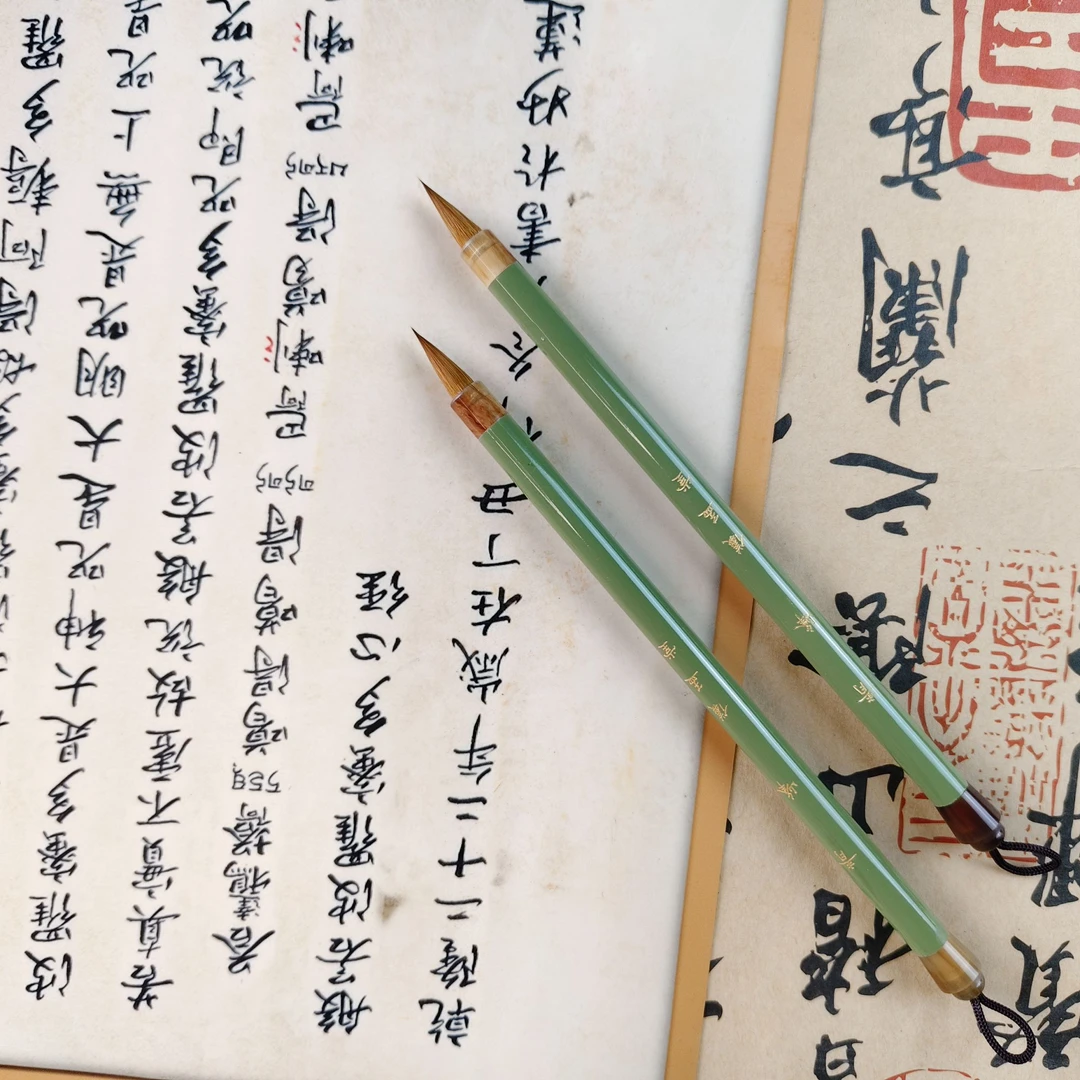 【儀孟堂】青峰纯狼毫出锋1.8口径0.6书法小楷小行书毛笔