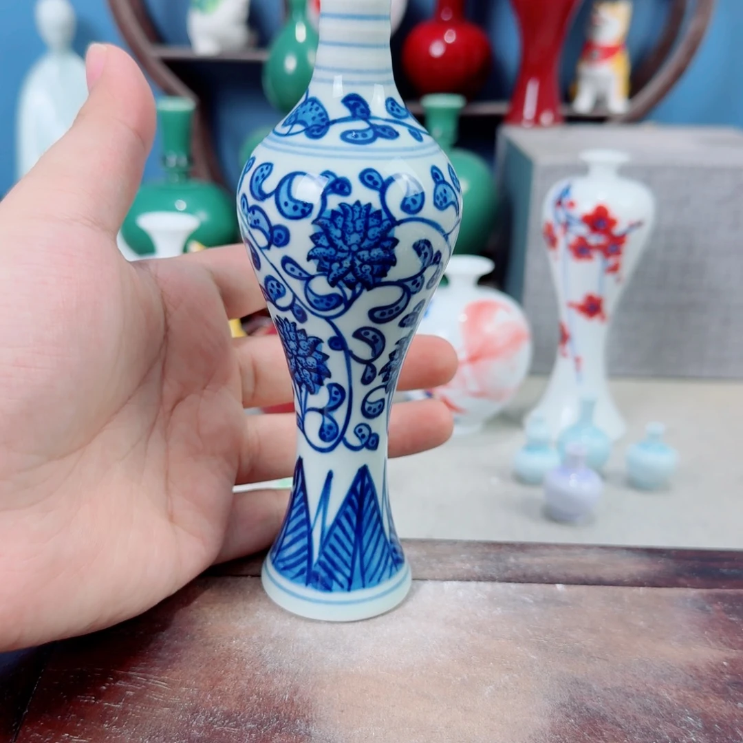 陶瓷手工小花器摆件