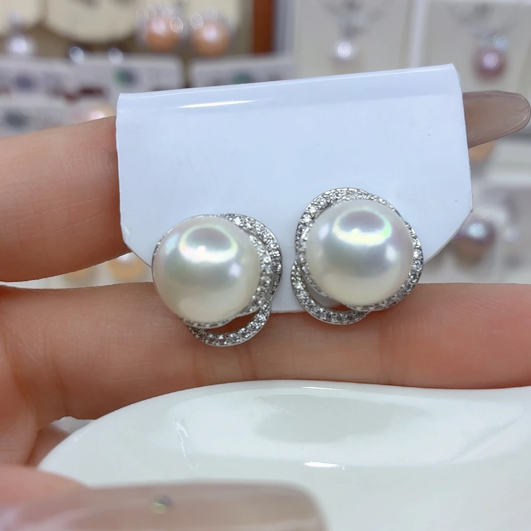 未镶嵌淡水珍珠耳饰