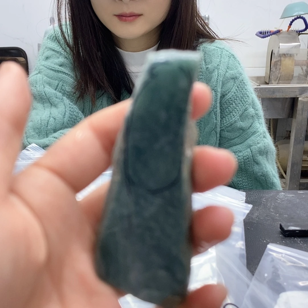 翡翠挂件未镶嵌原料材料66