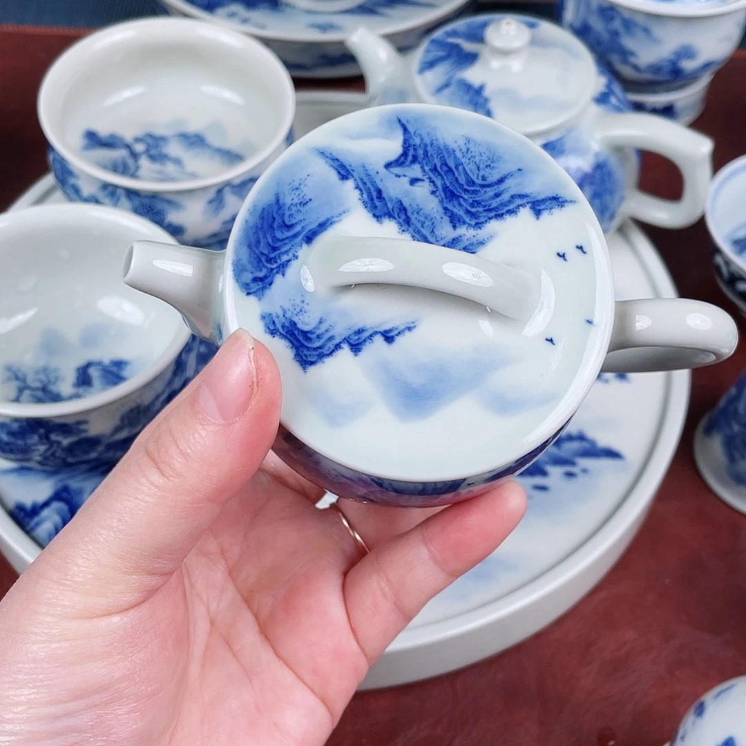 不**轻手工手绘青花，青花
