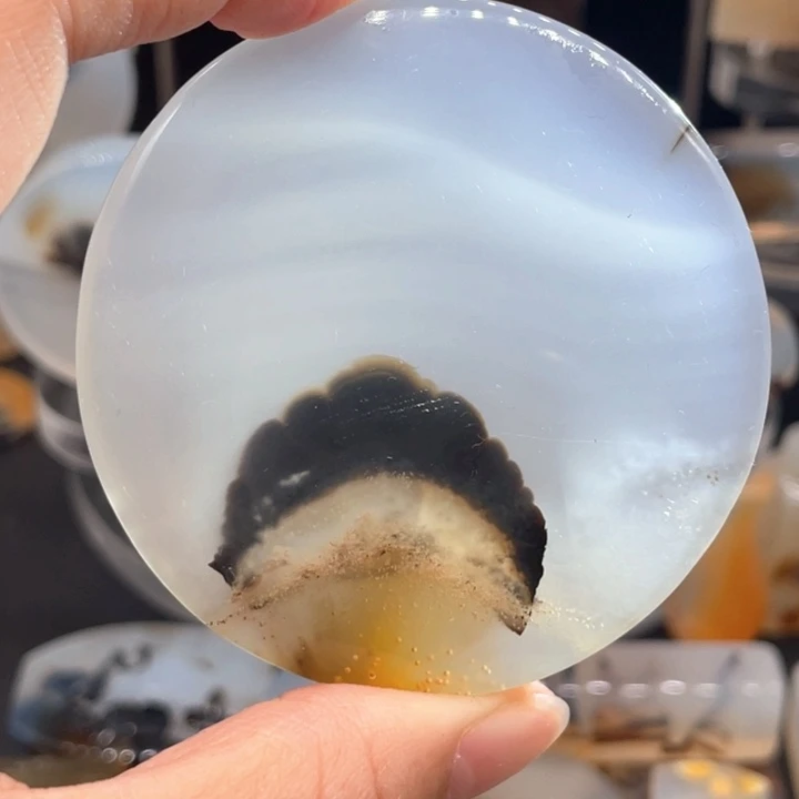 玛瑙/玉髓合金颈饰