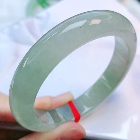 未镶嵌手镯翡翠57圈口010039
