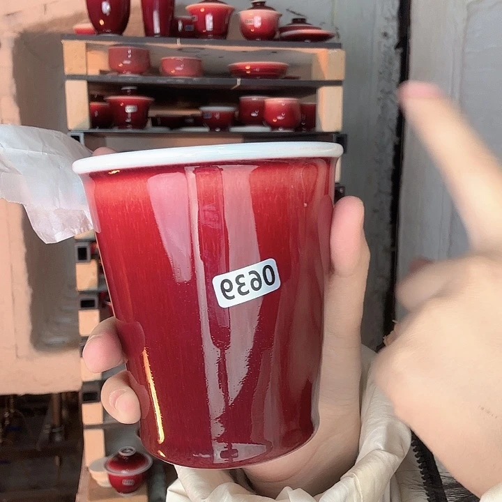 瓷片景德镇郎红陶瓷