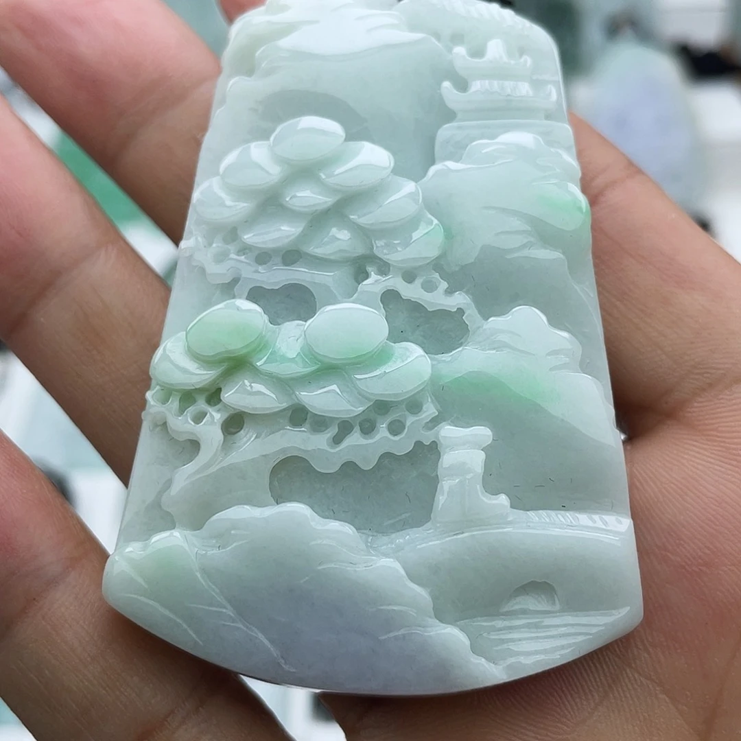 颈饰未镶嵌翡翠翡翠
