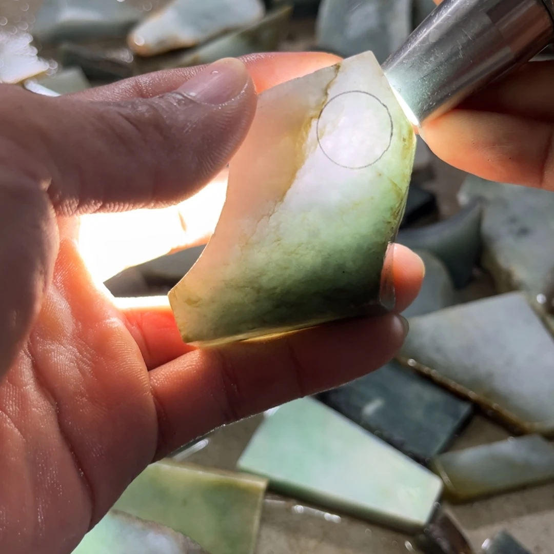 翡翠散珠纯天然缅甸翡翠A货