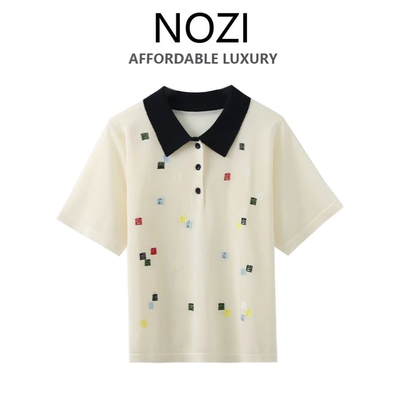 【NOZI】女装针织衫高定轻奢风2025新款洋气 B1173