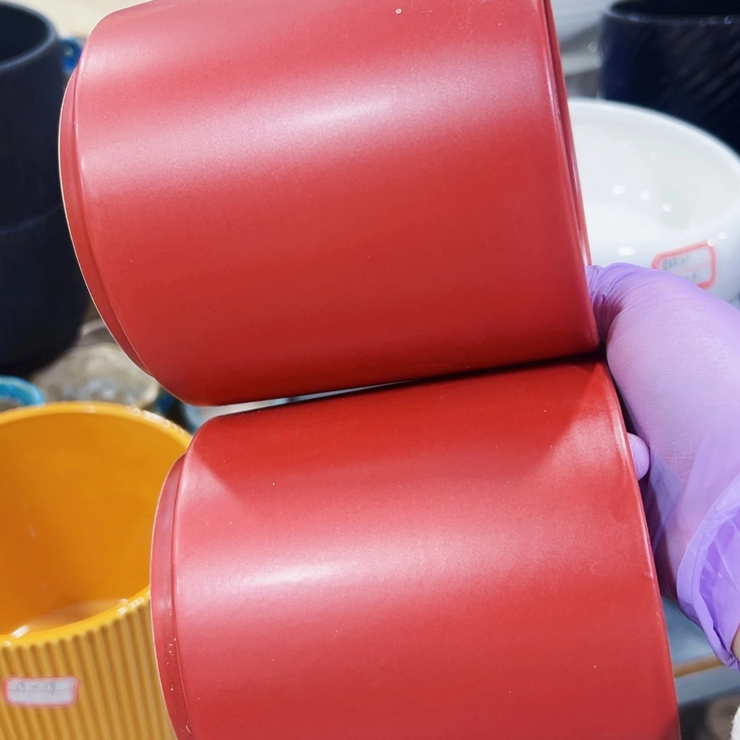 有孔外贸尾单陶瓷花盆凑单10米包邮