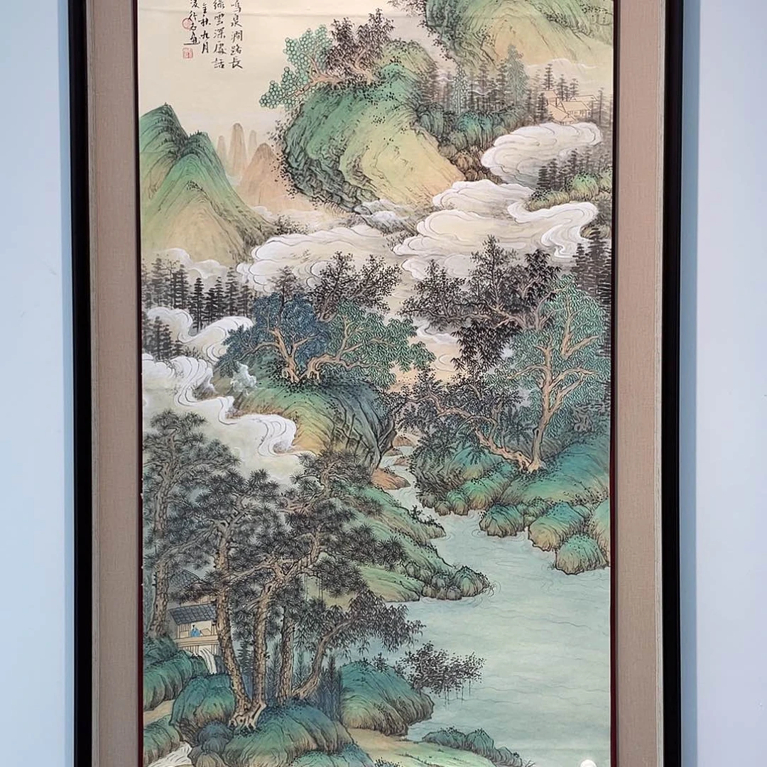 国画凌行志手绘作品