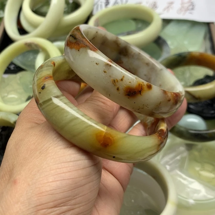 蛇纹石玉合金手镯