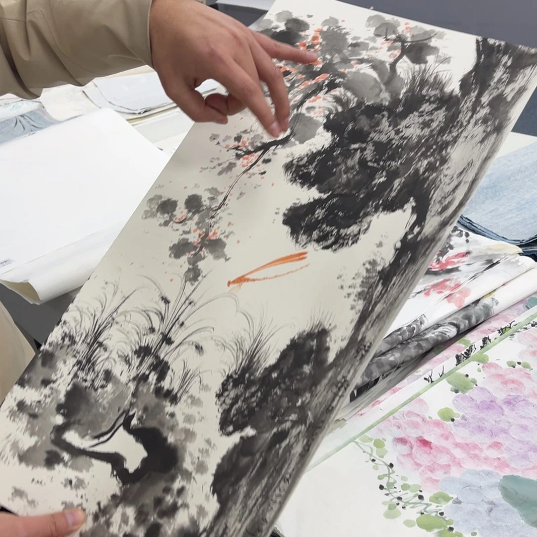 国画手绘画作品和绘画