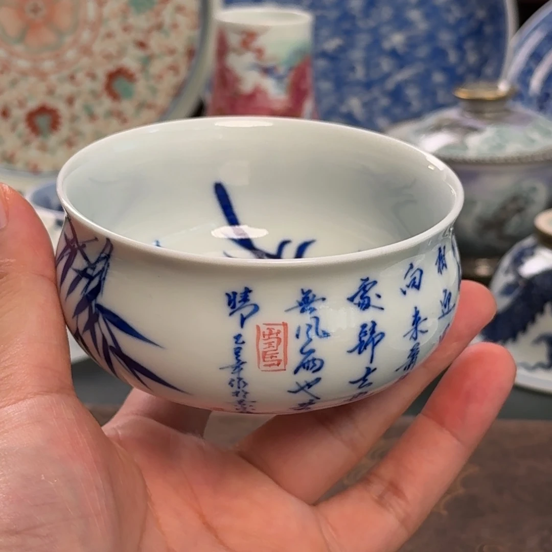 纯手工手绘陶瓷茶具