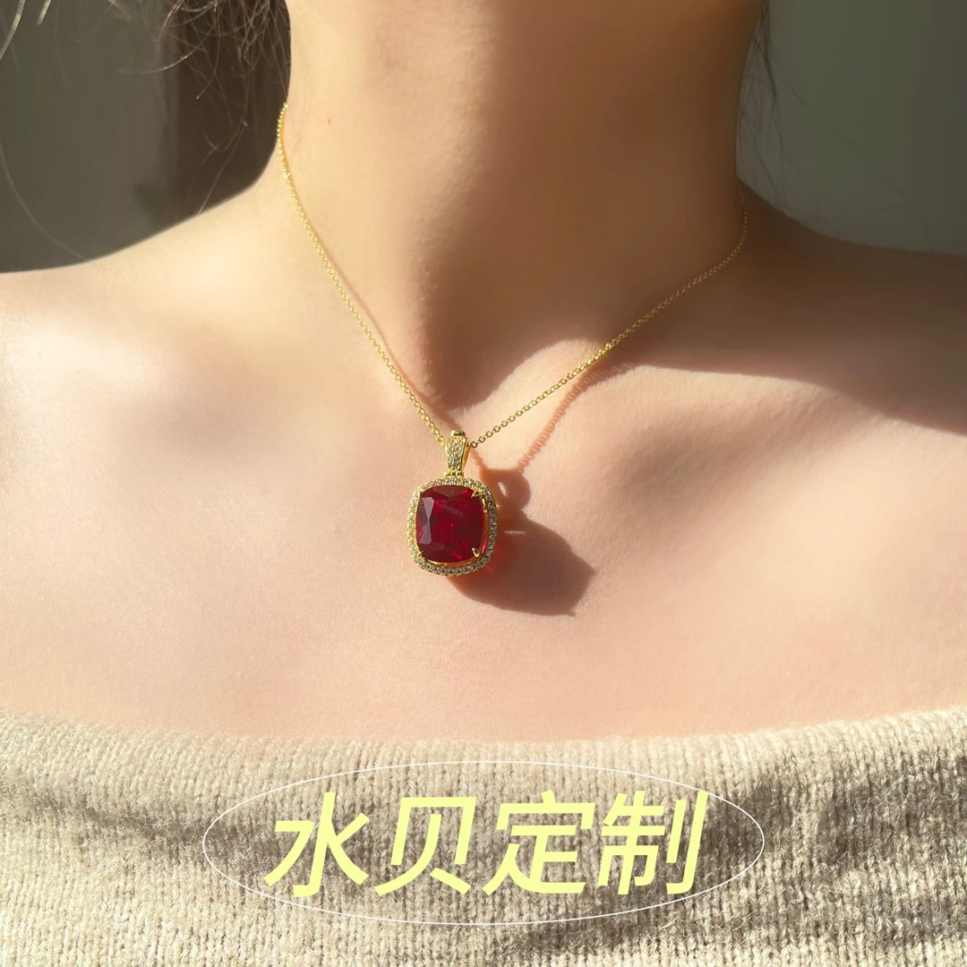 水贝金座k黄轻奢高订颈饰D0732