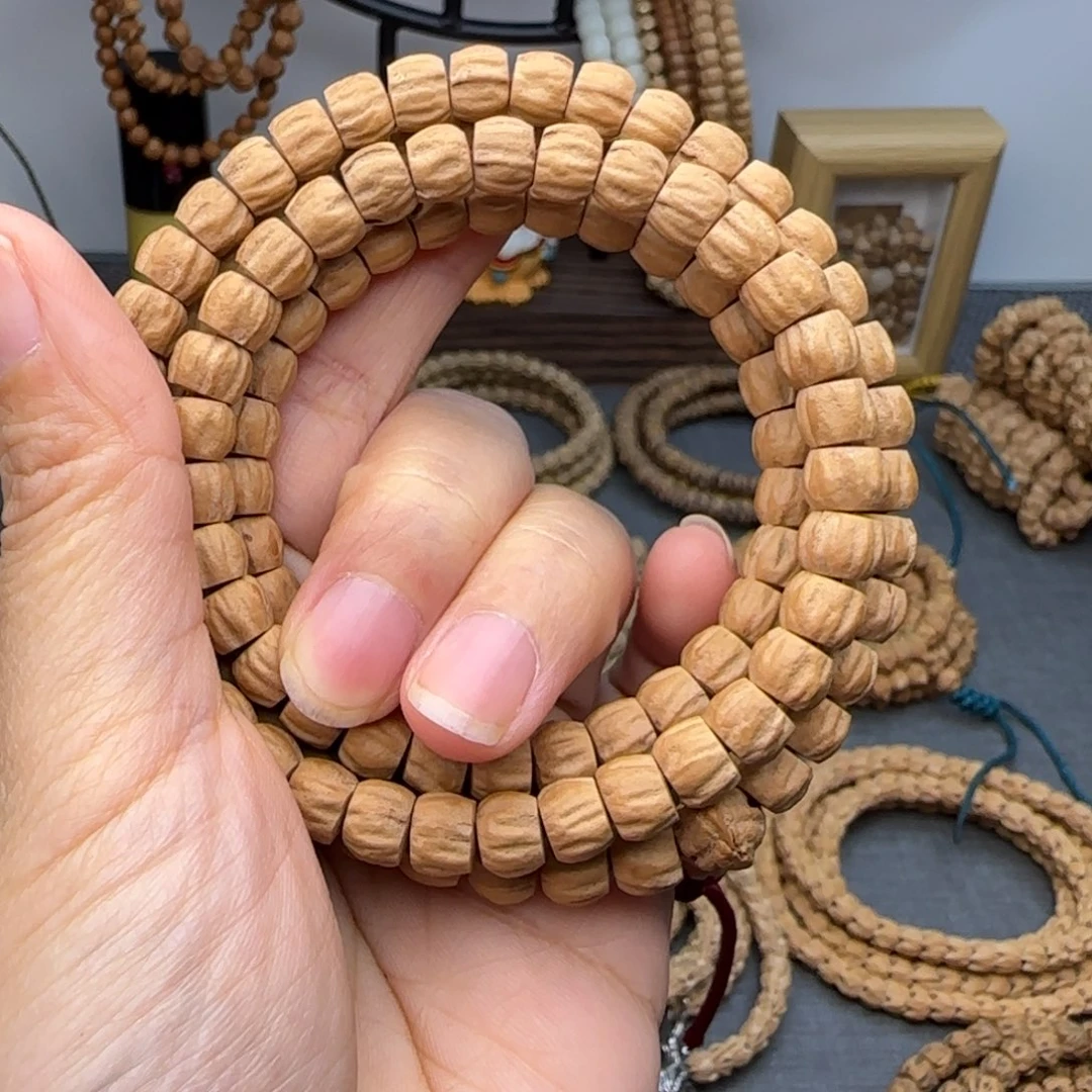 午***女柏木手串/手链方块拉丝