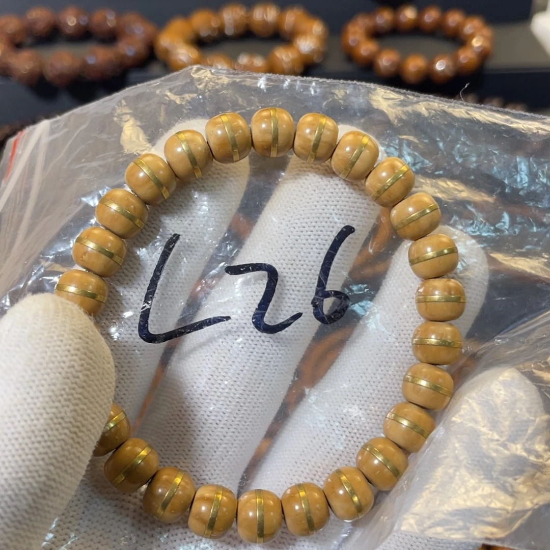 紫金鼠手串9×8纯铜腰带一线天L26