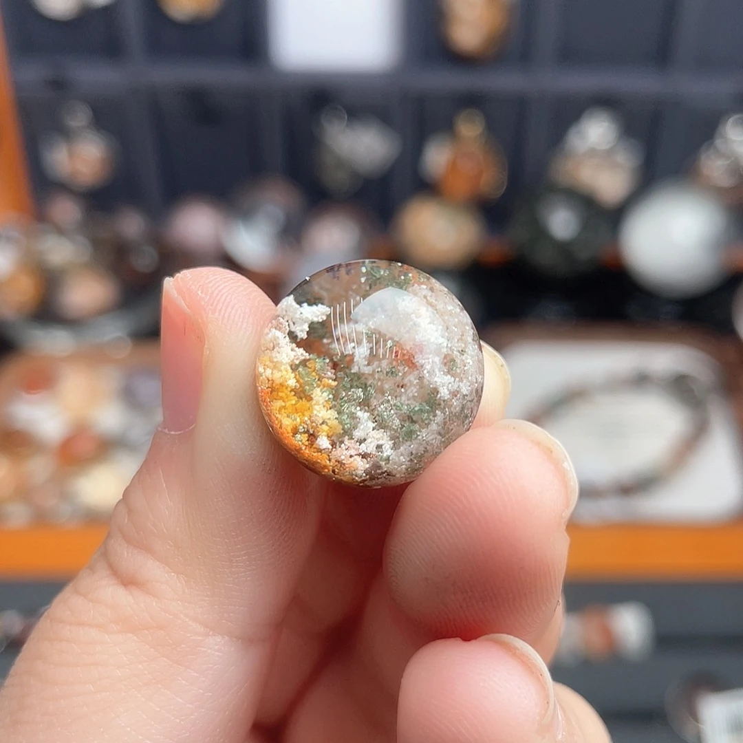 水晶颈饰银S925镶嵌绯*