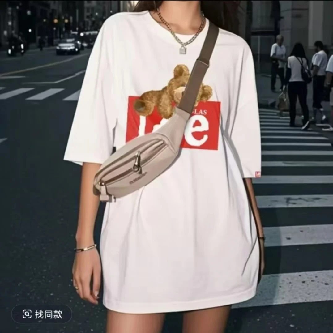 【一折粉丝福利】潮牌男女同款圆领百搭T恤