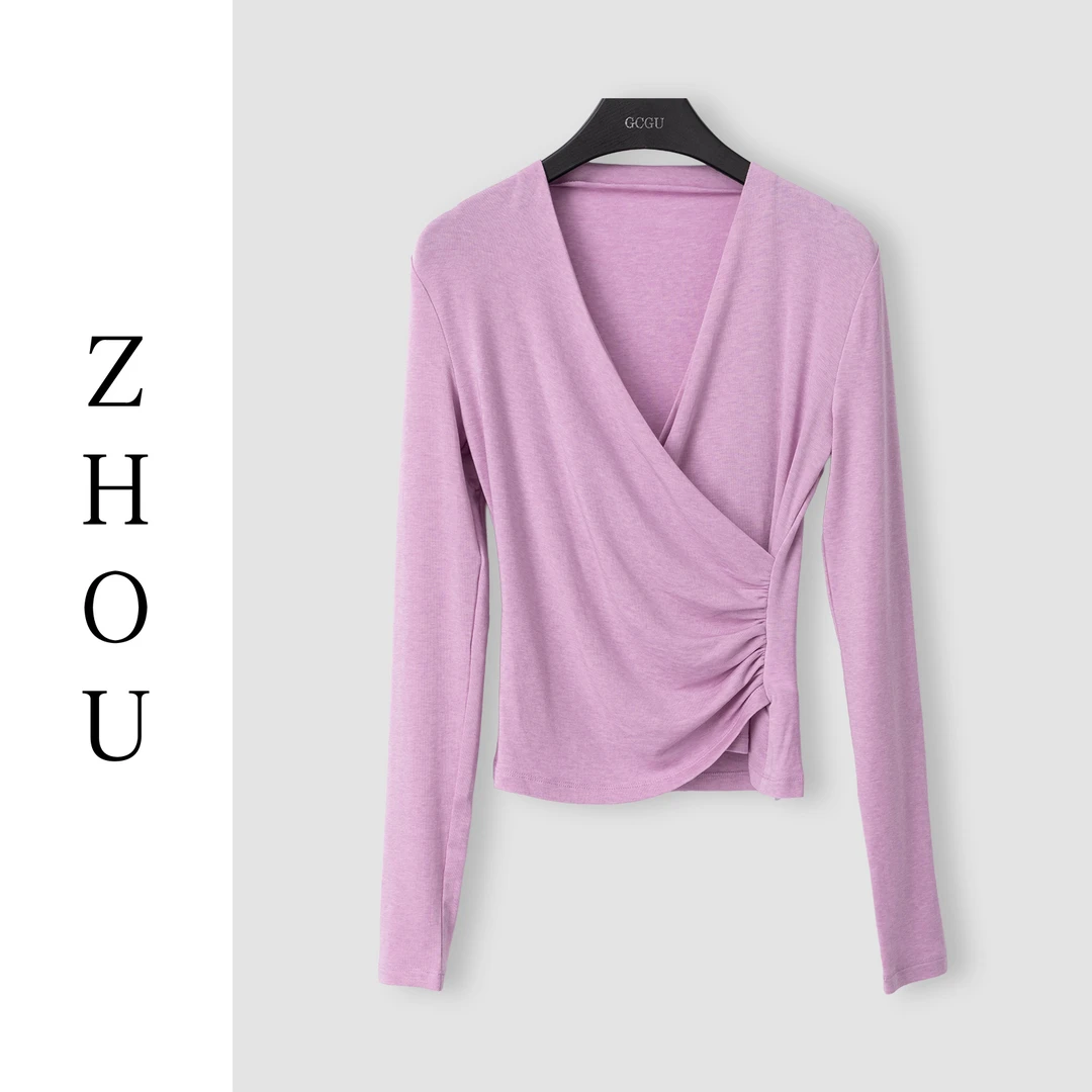 （周哥甄选）紫色上衣-24336