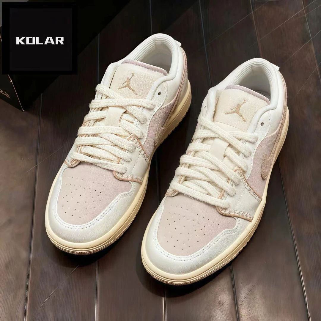 耐克AirJordan1Low男女同款正品嫩粉低帮运动休闲球鞋男女潮鞋