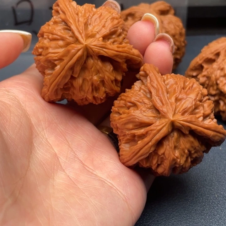 和***人吊坠文玩核桃白狮子