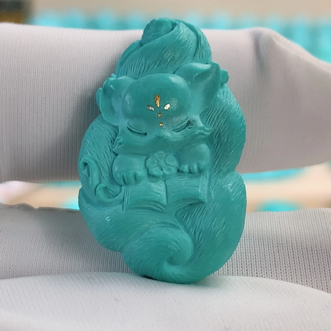 绿松石挂件未镶嵌