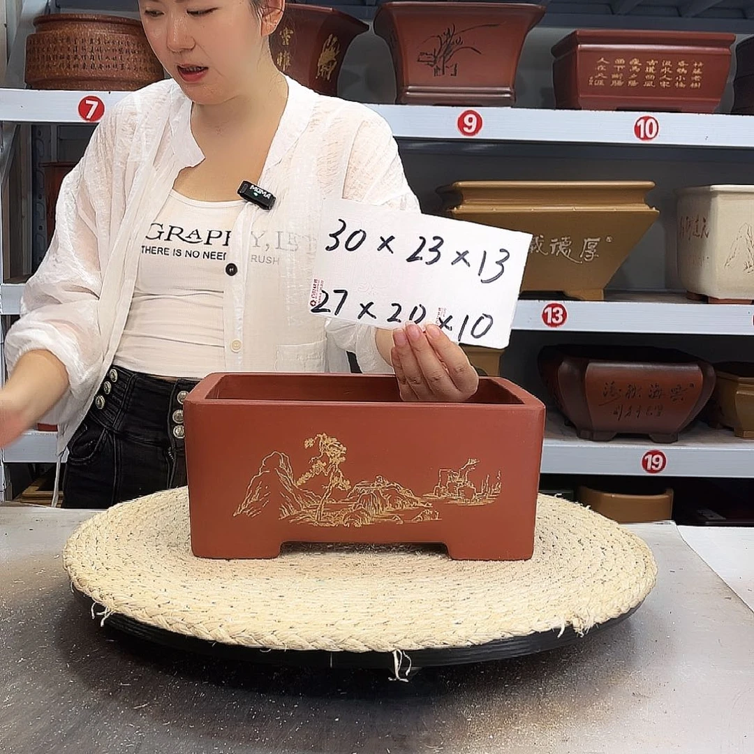 紫砂花盆紫砂花盆