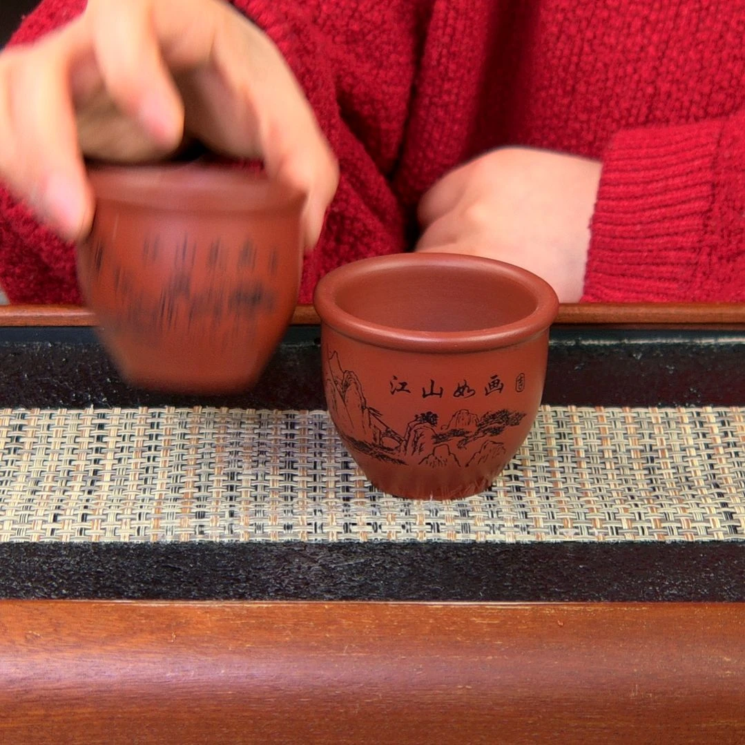 【闪购商品】紫砂茶杯高货放漏