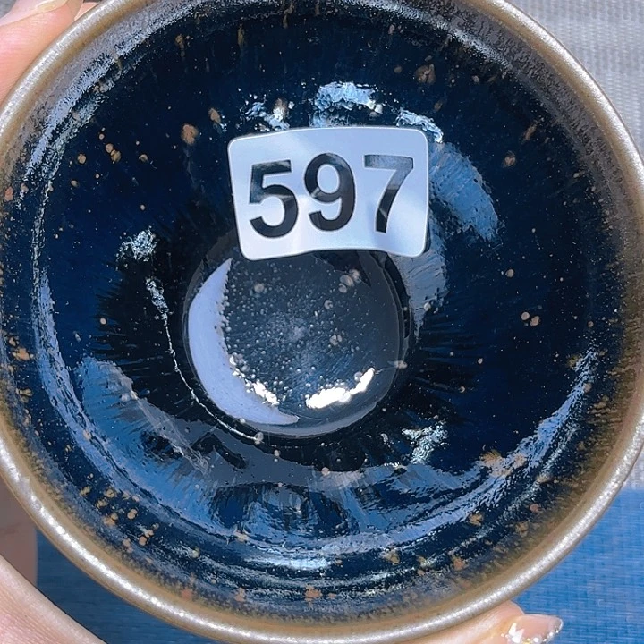 茶盏沐雨茶器柴烧主人杯