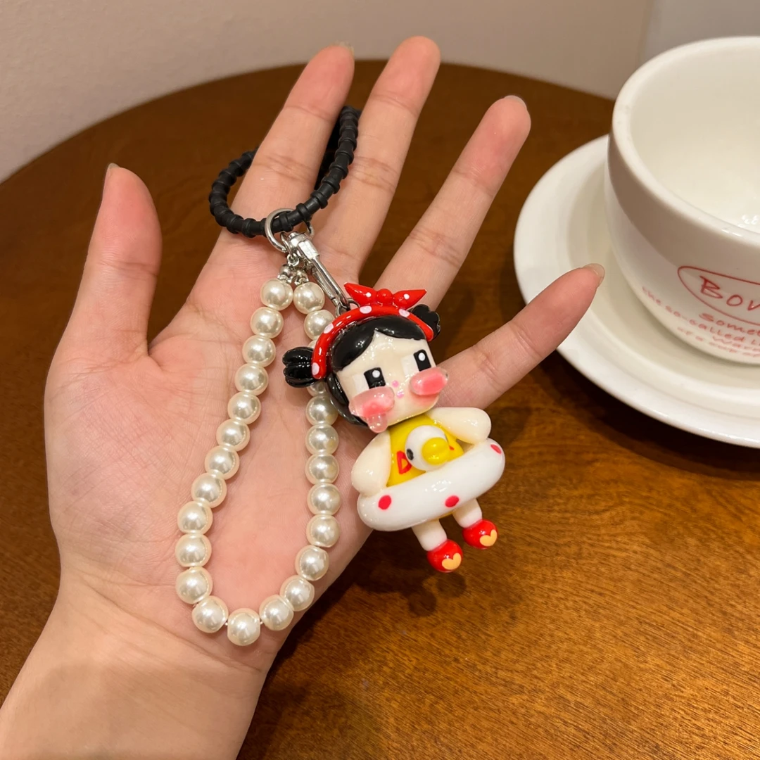 Mooshine慕上 可爱搞怪拉布布手工粘土可爱包挂钥匙扣挂件手机链