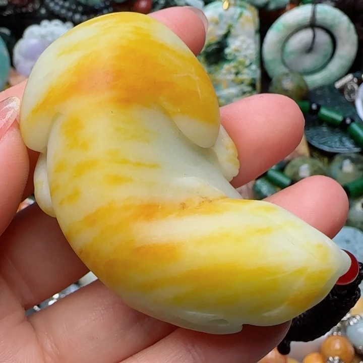 和田玉颈饰未镶嵌天然A货79