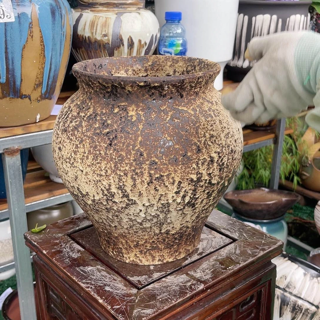 紫砂花盆王嫂花盆直播0610-166高28口20