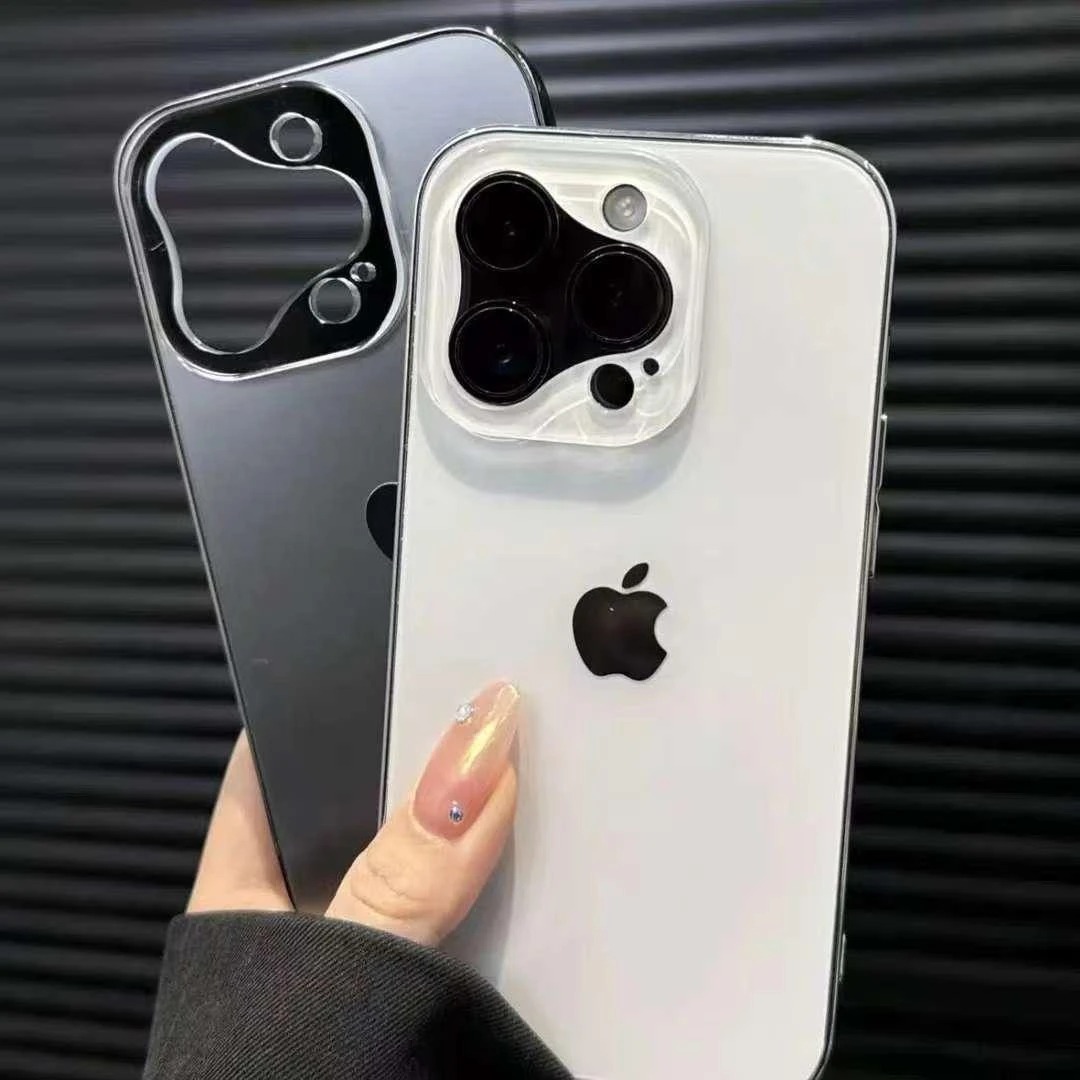 定制太空壳三角镜头秒变16适用苹果15promax手机壳14高级感13轻奢