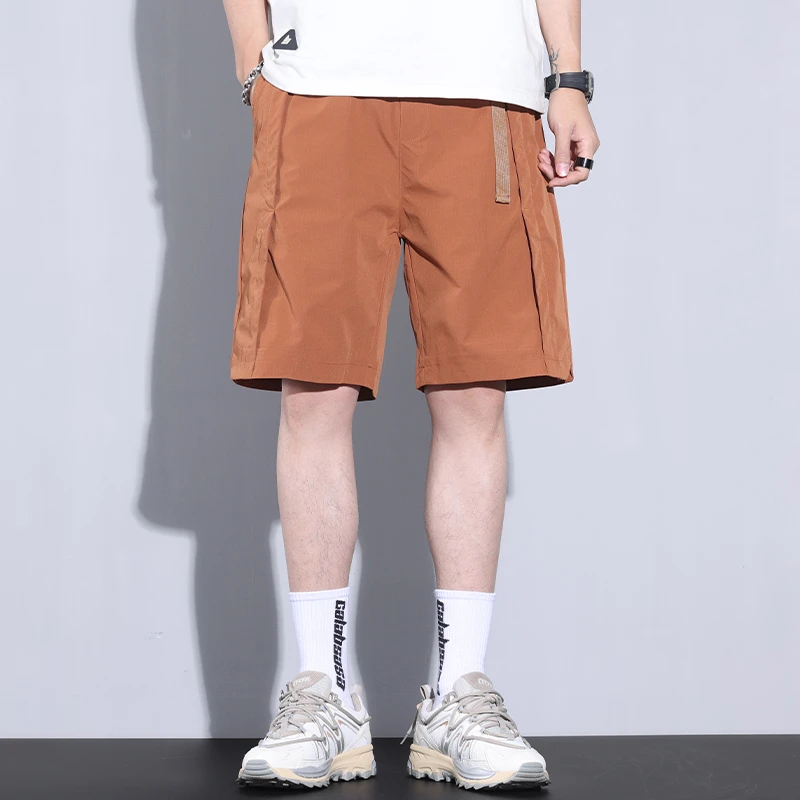 Kuvine2025新款夏季美式机能风工装短裤男休闲时尚百搭户外五分裤