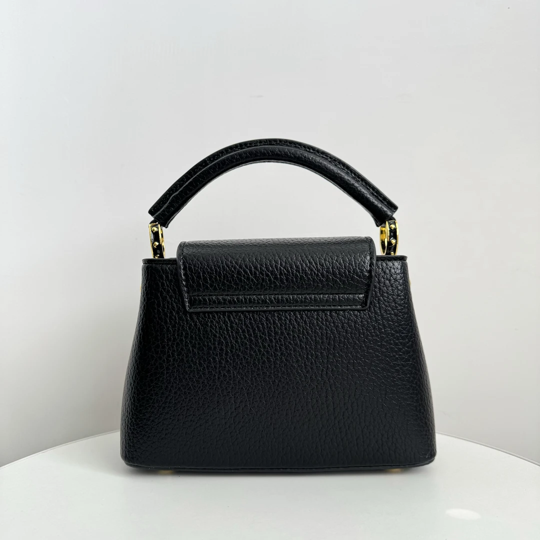 简约黑色高级百搭手提斜挎包