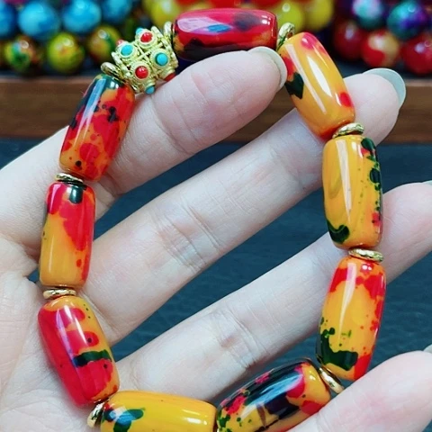 未镶嵌玛瑙手饰藏红花