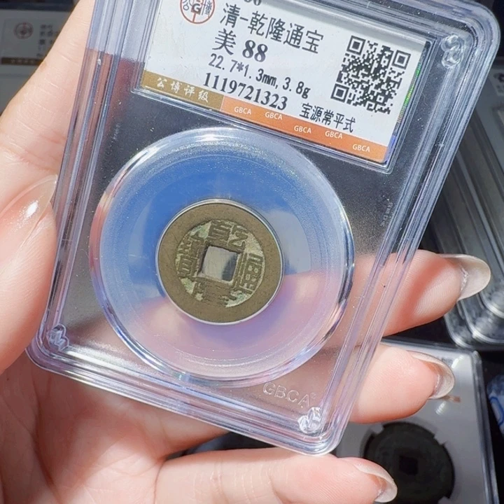 铜DX评级币一个，1323