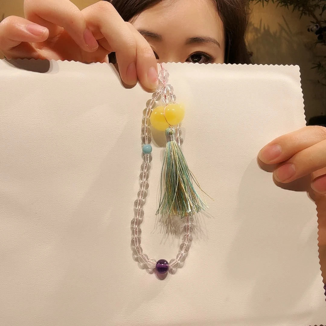 车挂未镶嵌水晶白水晶