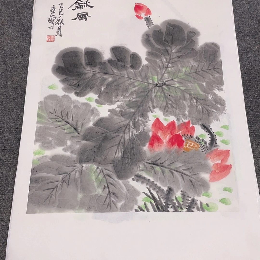 国画1.4平尺纯手绘国画作品