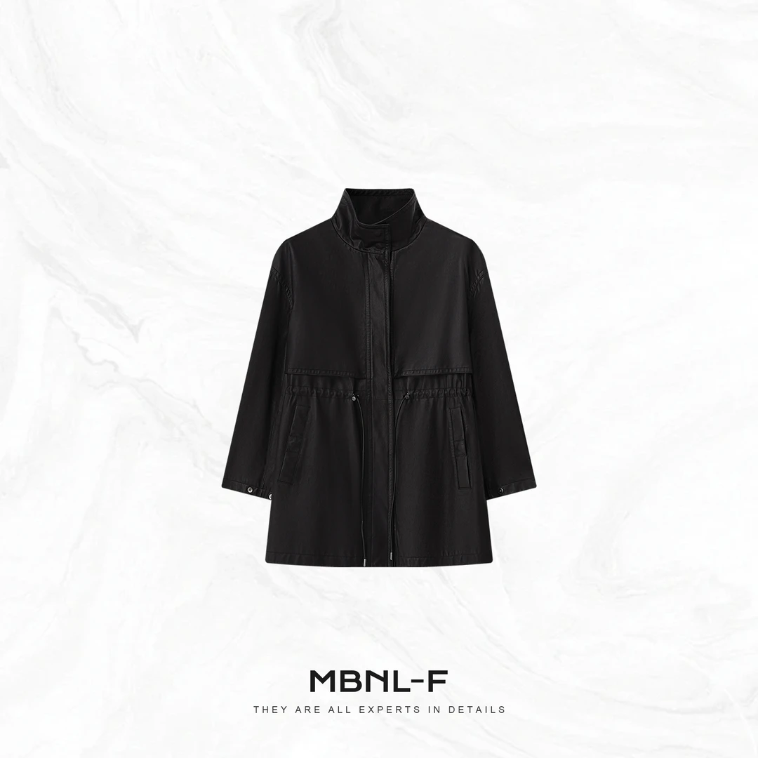 MBNL-F "ROW系皮衣" 全植鞣绵羊皮极简收腰皮衣 秦磊TH-PY720