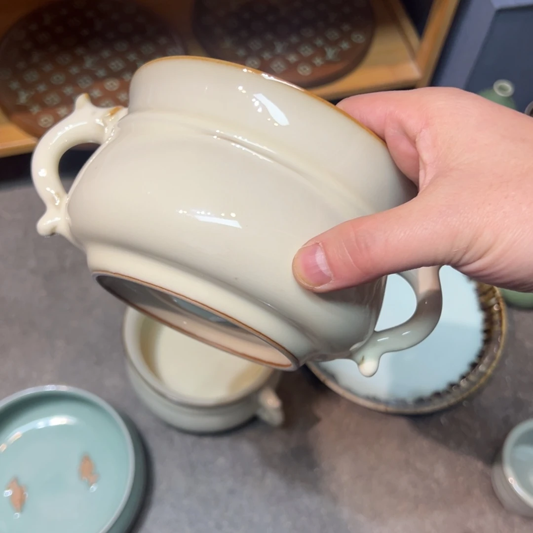 青瓷茶器青瓷茶器微瑕