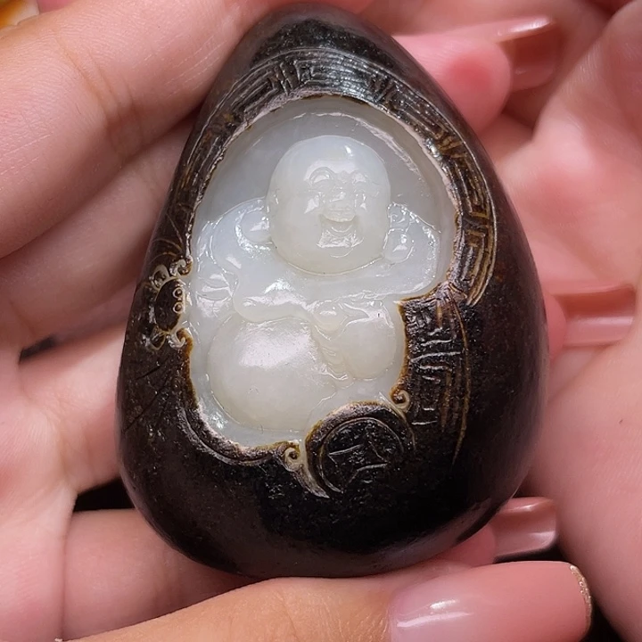心***神颈饰未镶嵌和田玉