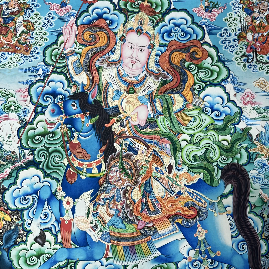 【高端精品】唐卡年画编号A0091格萨