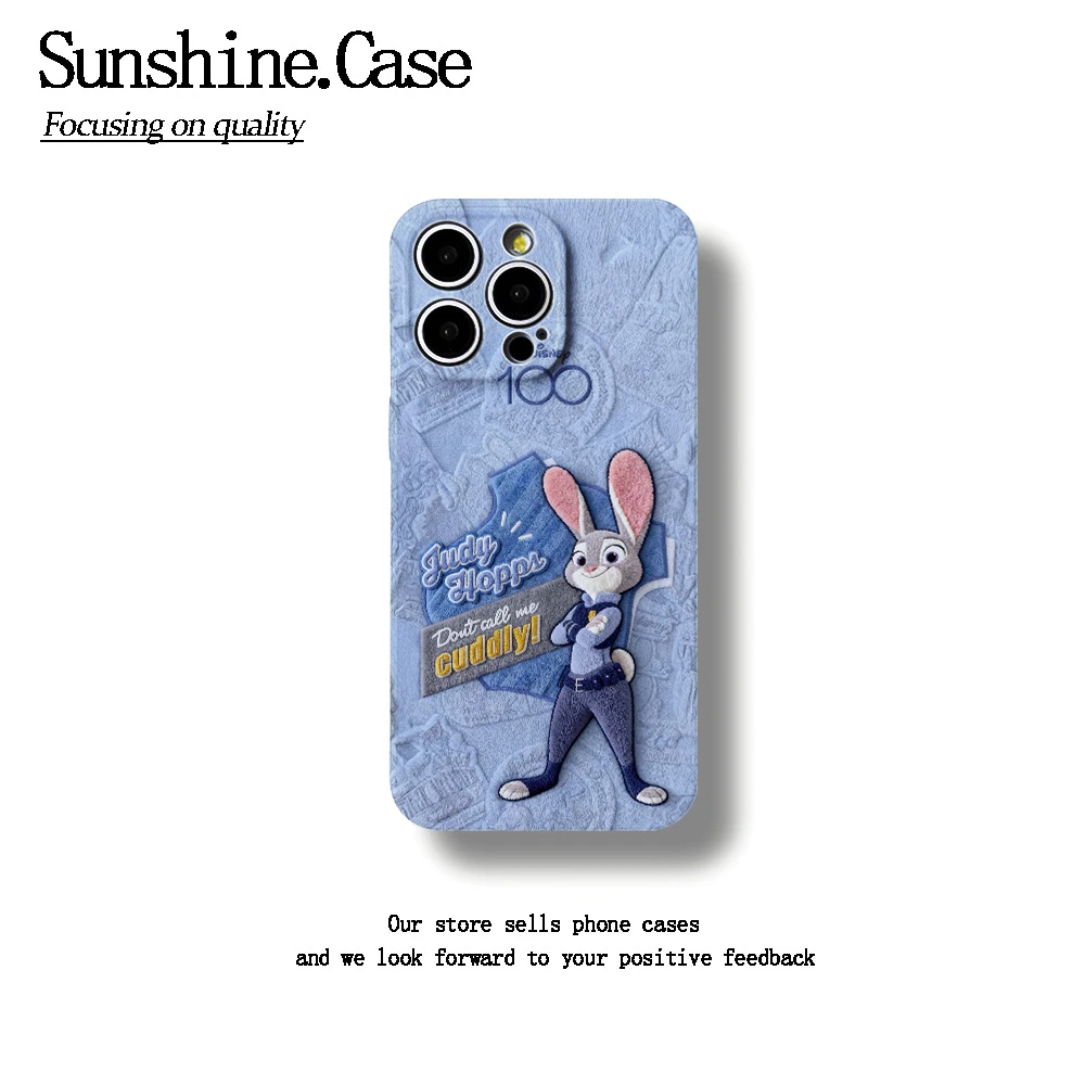 兔子警官菲林软壳适用苹果17华为vivo小米oppo一加防摔手机壳