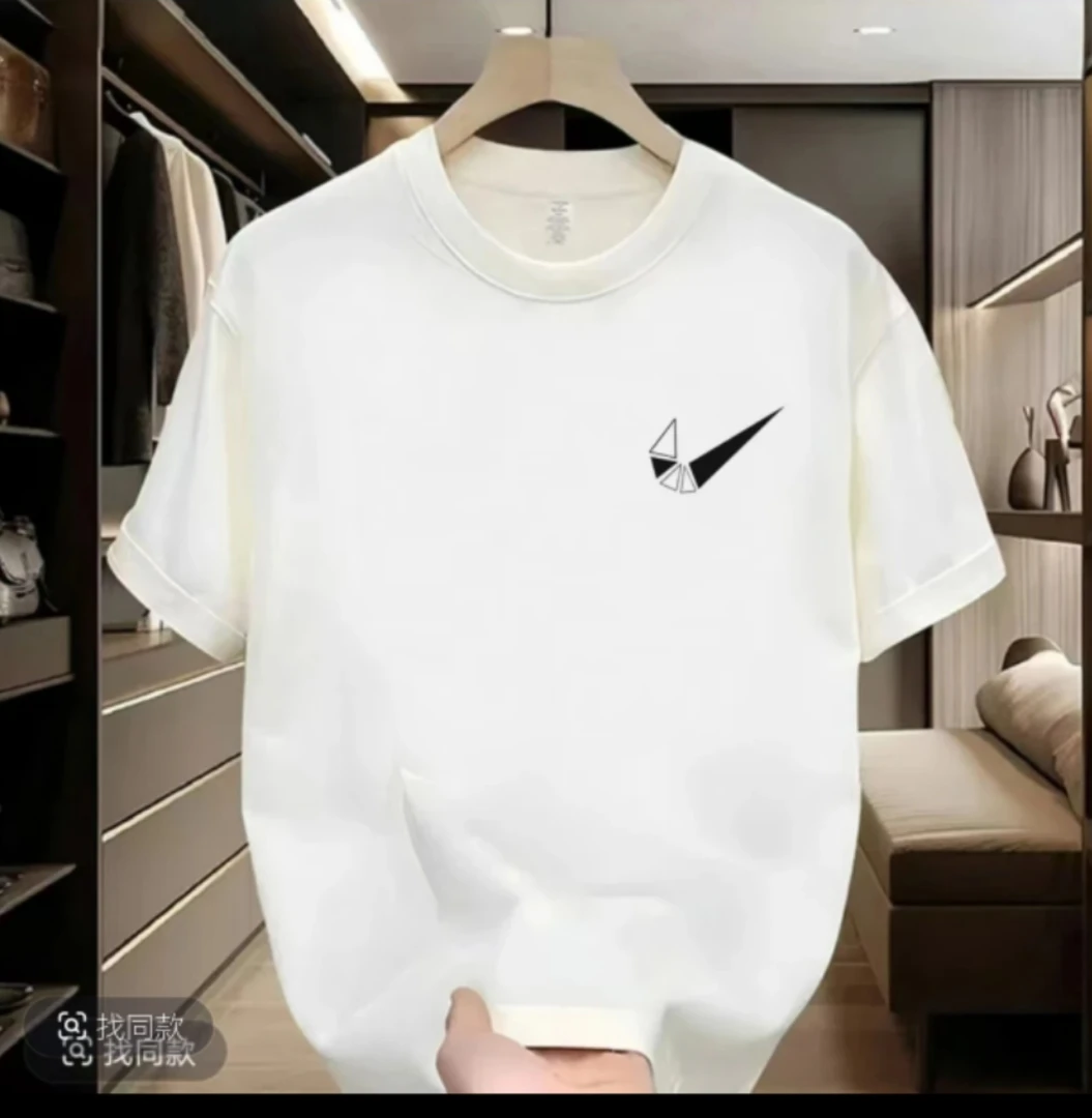 【一折粉丝福利】夏季潮牌男女同款百搭圆领T恤
