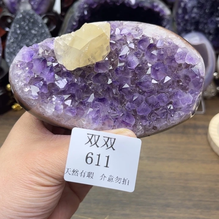 水晶大型摆件（非配饰）未镶嵌方解石