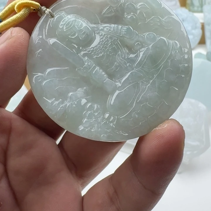 翡翠未镶嵌颈饰天然缅甸A货翡翠