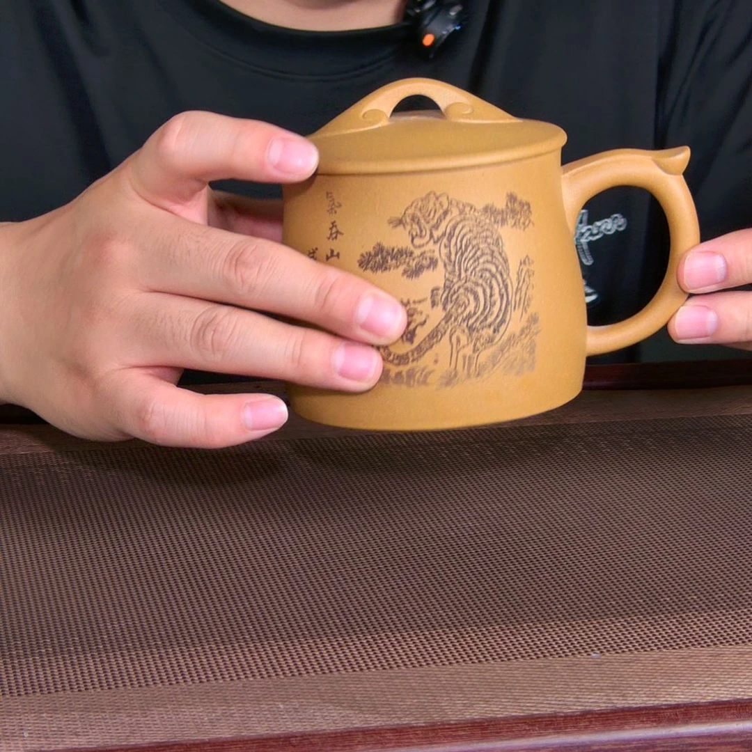 茶杯紫砂高货放漏