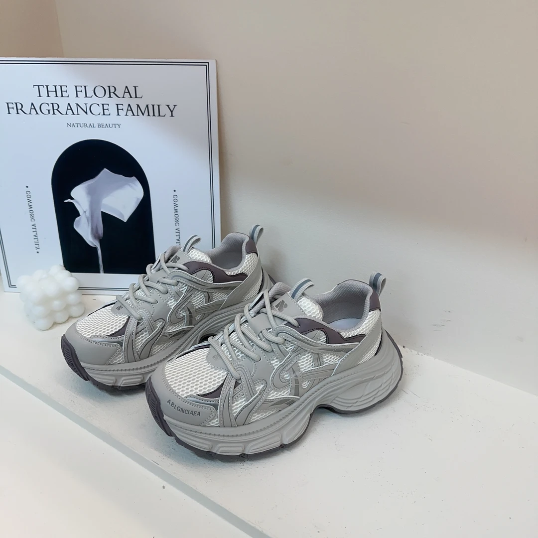 [二哥专属]厚底老爹鞋新款网面百搭轻便增高休闲运动鞋RG 1198