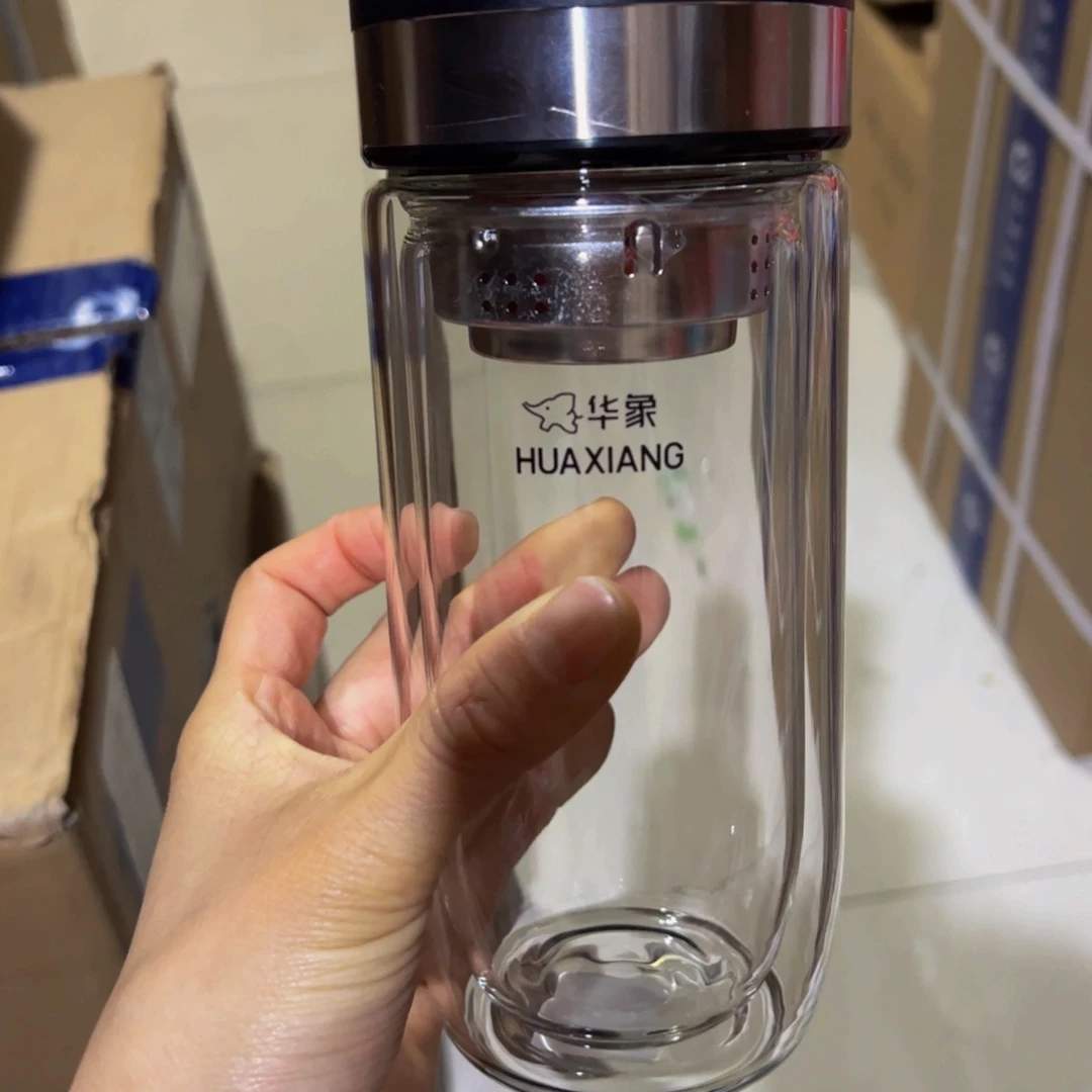 华象2202–6双层玻璃杯440ml