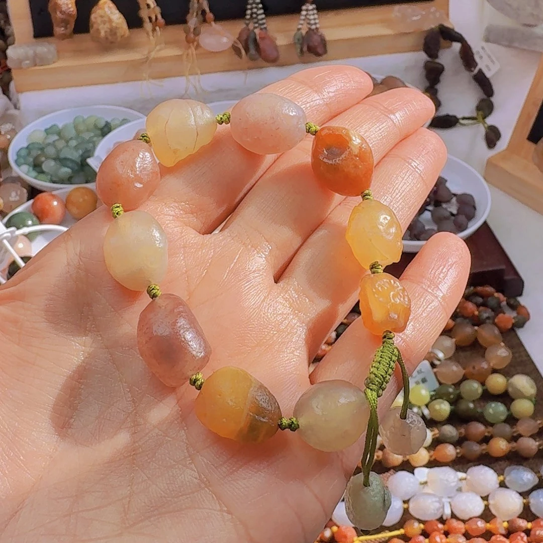 玛瑙/玉髓手链合金